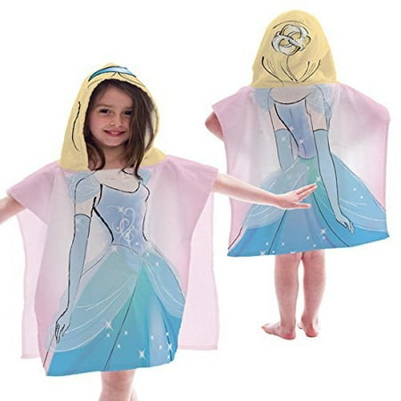 UPC 032281680763 product image for Disney Princess Cinderella Hooded Bath/Beach Poncho Towel | upcitemdb.com