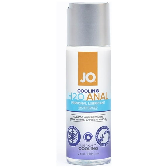 System JO H2O Anal Cooling Water Based Liquid Personal Lubricant Gel , 2 oz