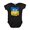 Black, variant on CafePress - Bendera Ukraina Body Suit - Cute Infant Bodysuit Baby Romper - Size Newborn - 24 Months