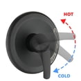 thumbnail image 5 of Drill-Free Stainless Steel Slide Bar Combo Rain Showerhead 7-Setting Hand, Dual Shower Head Spa System (Rough-in Valve Included), 5 of 7