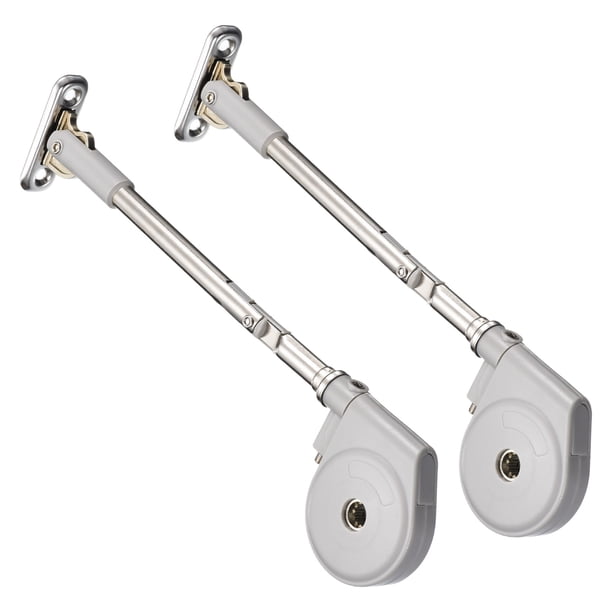 Bisagra de soporte para tapa 2 piezas, bisagra de cierre lento, soporte para tapa, apertura hacia abajo a 105 grados para caja, ventana, puerta de armario