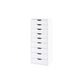 thumbnail image 3 of Naomi Home Adult 9-Drawer Dresser Chest with Shelves for Bedroom or Closet, White, 3 of 9