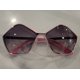 thumbnail image 3 of MIU MIU Pentagon Silver/Pink Metal Sunglasses Frame Made In Italy, 3 of 6
