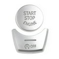 thumbnail image 3 of 2PCS Chrome Engine Start Stop Push Switch Button Cover for Bmw 5 Series F10 F07, 3 of 9
