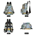 thumbnail image 4 of FORMRS Mini Backpack Purse for Women Travel Daypack Casual Shoulder Bag, Colorful Leaves, 4 of 7
