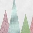 thumbnail image 2 of 20" x 20" Simply Daisy Triangle Trees Polyester Indoor/Outdoor Pillow, Light Green Qty 1, 2 of 3