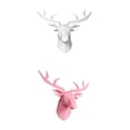 thumbnail image 1 of 2 Piezas Cabeza de Ciervo Decoración de Pared Animal Moderno Colgante Estatua de Ciervo Decoraciones para El Hogar Sunnimix  Soporte de pared Deer Head, 1 of 8