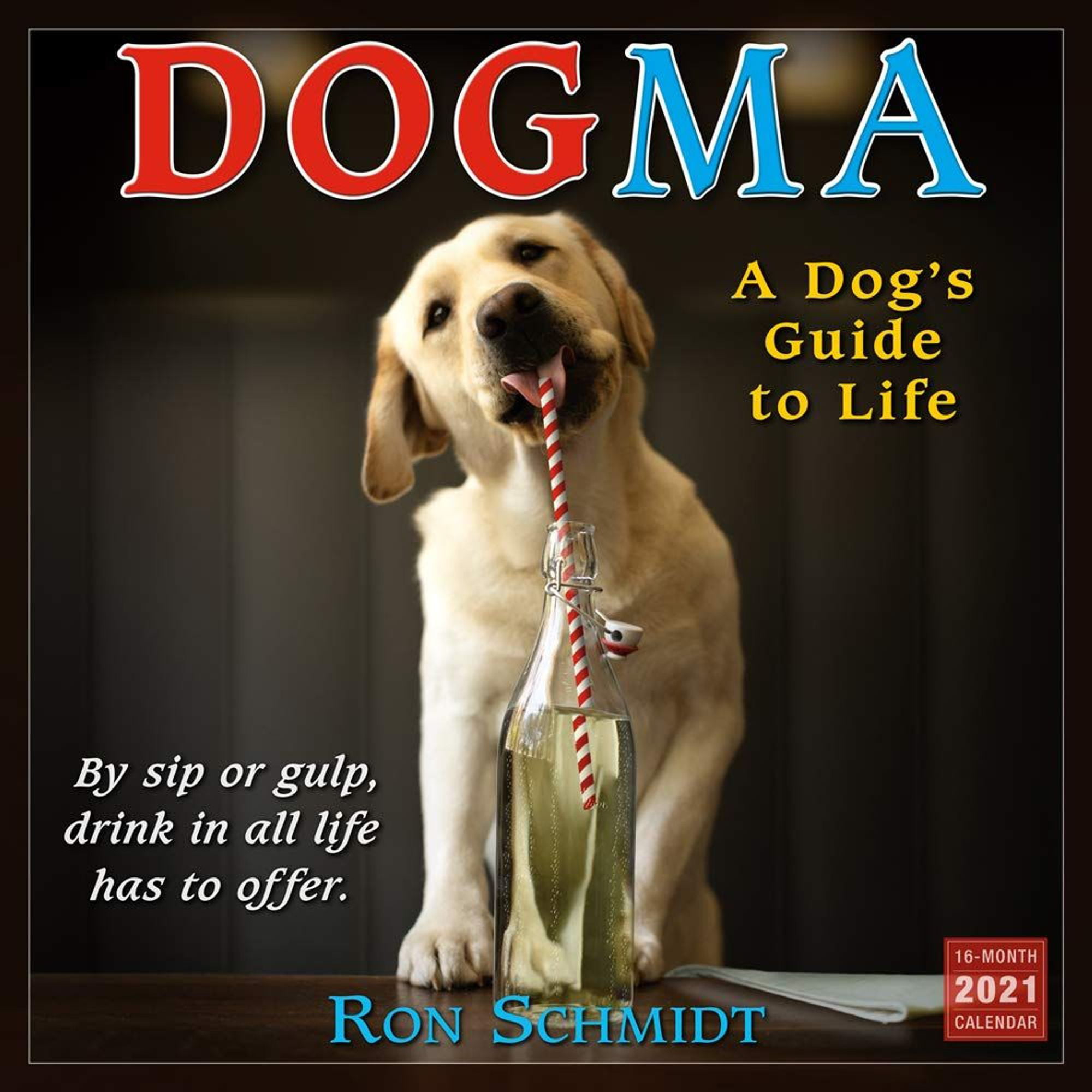 2021 Dogma: A Dogs Guide to Life 16-Month Monthly View Wall Calendar by