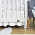 thumbnail image 6 of 1 Piece 100% Egyptian Cotton 800 Thread Count Crib Ruffle Bed Skirts for Baby Girls (28” x 52” x 10") Inch Crib Ruffle Bed Skirts - Navy Blue Solid, 6 of 8
