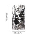 thumbnail image 4 of Bewildely Etiqueta engomada de la pared del tema de Halloween decoración de la pared de la ventana del dormitorio de la sala de estar del hogar Kits de decoración para fiestas negro Bewildely HA000197-02B, 4 of 6