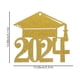 thumbnail image 2 of 1 juego de recortes de graduación 2024 Centro de mesa de graduación 2024 Decoraciones para fiestas 2024, 2 of 6