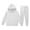 White, variant on Tween Boys Girls Active Sweatsuit 2PC Long Sleeve White Tracksuit Pullover Hoodie and Jogger Sweatpants Fall Clothes Boys Outfits Size 12-13 Years