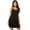 Black, variant on Fanient Mini Nightgowns for Women Lightweight Lounge Nightshirt Full Slips Spaghetti Strap Sleep Dress