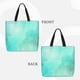 thumbnail image 2 of Fotbe Cyan Mint Marble Bolsa Tote con Estampado para Mujer, Bolsos con Cremallera, Bolsa de Hombro Casual de Gran Capacidad con Bolsillos Internos, 2 of 7