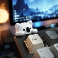 thumbnail image 5 of Mini Desktop Figurines, Cute Animal Ornaments for Monitor Edge and Desk, Kawaii Plastic Statues for Office and Home Decor, Tiny Collectible Accessories, 5 of 6