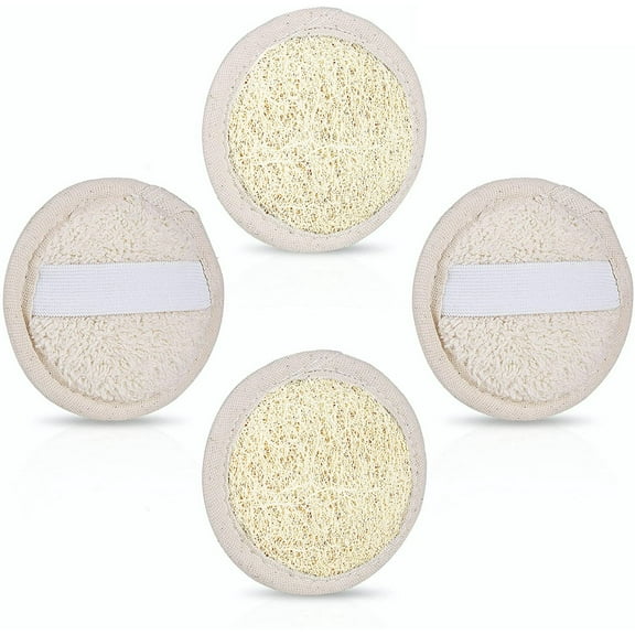 Zhuge 4-Pack Natural Silk Melon Skin Face Towels - Exfoliating & Makeup Removing