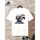 thumbnail image 1 of Boys' Skunk Graphic Cotton T-Shirt – Soft & Comfortable Summer Casual Wear with Cute Cartoon Design, Round Neck, Short Sleeves, and Elastic Fabric for, 1 of 6