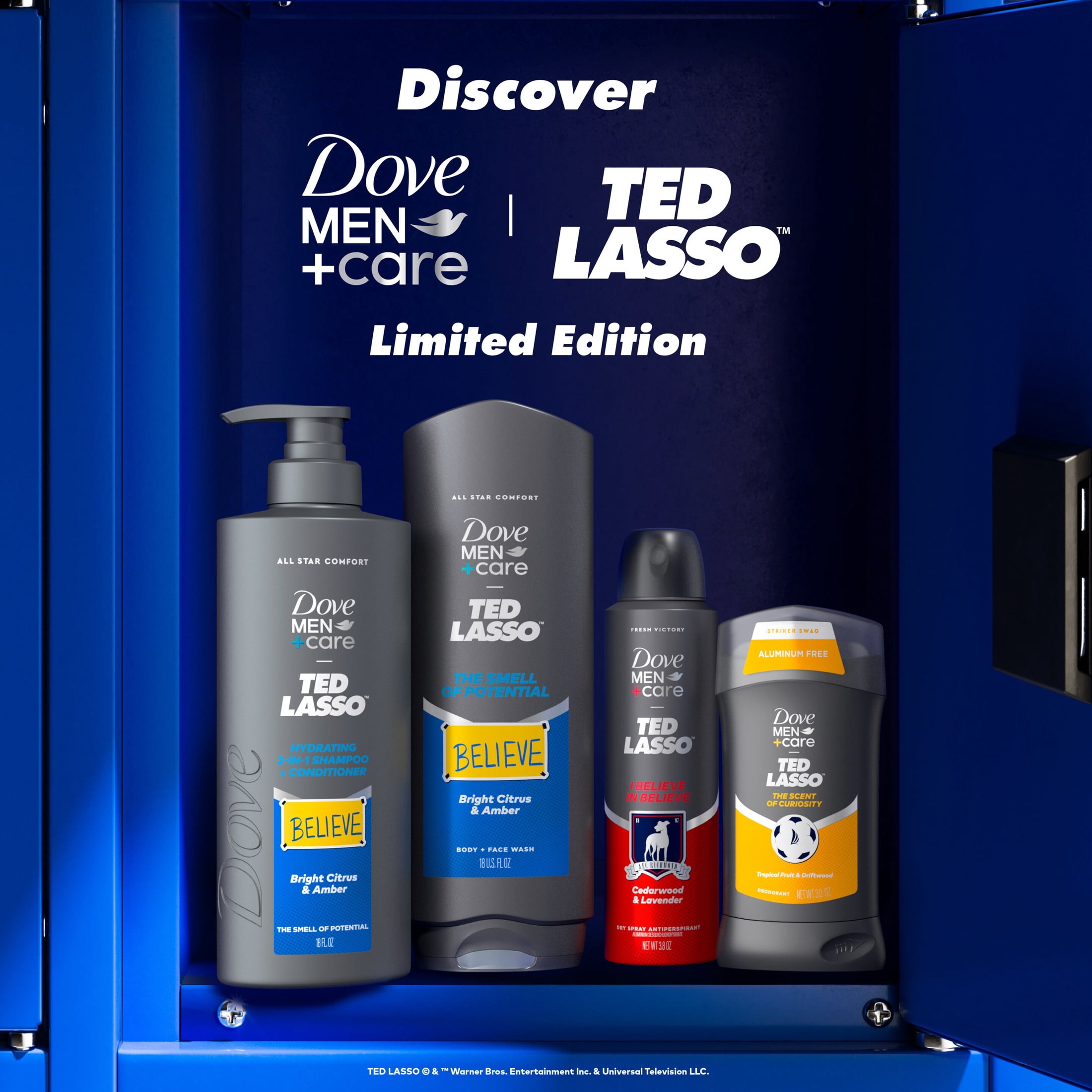 Dove Men+Care Limited Edition Ted Lasson Body Wash for Men The Smell Of Potential For Hydrated Skin, 18 fl oz