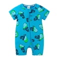 thumbnail image 1 of Pelele de verano para niñas pequeñas, ropa de animales de manga corta para recién nacidos, peleles para niños pequeños, mono de algodón con cremallera, trajes infantiles 6M Gao Jinjia LED, 1 of 2