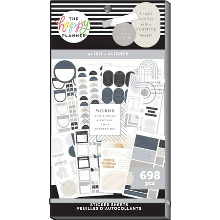 UPC: 0673807651210 | Happy Planner Sticker Value Pack 30/Sheets-Align – Classic