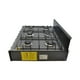 thumbnail image 3 of Estufa de mesa para gas con 6 quemadores de aluminio y lámina acero negro SUPRA Parrilla 6Q-POP, 3 of 7