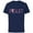 Navy, variant on Disney Winnie the Pooh Piglet Classic Lettering - Short Sleeve Cotton T-Shirt for Adults - Customized-Black