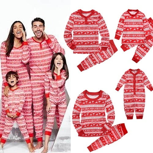 Pyjamas de Noël pour Femmes Adultes Vêtements de Nuit