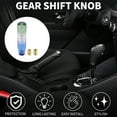 thumbnail image 2 of Unique Bargains Universal 20cm Gear Shift Knob Acrylic for Automatic and Manual Vehicle with 2 Adapter Green Blue 1 Set, 2 of 6