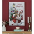 thumbnail image 2 of LuxenHome Merry Christmas Santa Winter Scene Lighted Canvas Print, 2 of 8