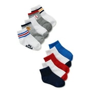 Fruit of The Loom Baby Boys’ Ankle Socks, 10-Pack, 3T- 5T