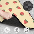 thumbnail image 3 of Honeii Strawberries Print Car Foot Mat Four-Piece Set - Front & Rear Universal Car Floor Mats for SUVs, Trucks, Sedans, 3 of 7