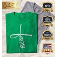 thumbnail image 2 of S4E Men's Faith Cross Religious T-Shirt XX-Large Irish Green, 2 of 4