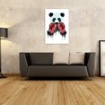 thumbnail image 2 of 2 piezas de lienzo de Panda de boxeo, pintura artística de pared, imagen impresa, decoración para el hogar y la Oficina, 2 of 5