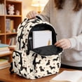 thumbnail image 6 of Xixirimido Dachshund Dog Bone Paw Print 17" Large Capacity Backpack for Kids Elementary Bookbag Middle High School Bag for Boys & Girls Multi Pockets Rucksack, 6 of 8