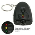 thumbnail image 5 of Portable Keychain LED Alcohol Breath Tester with Torch Function Black, 5 of 8