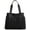 Black, variant on Women Tote Shoulder Handbag Water resistant Nylon Hobo Purse Multi Pocket Top Handle Shopper Shoulder Bag