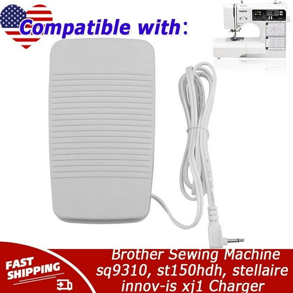Foot Pedal Compatible with Brother Sewing Machine sq9310, st150hdh, stellaire innov-is xj1