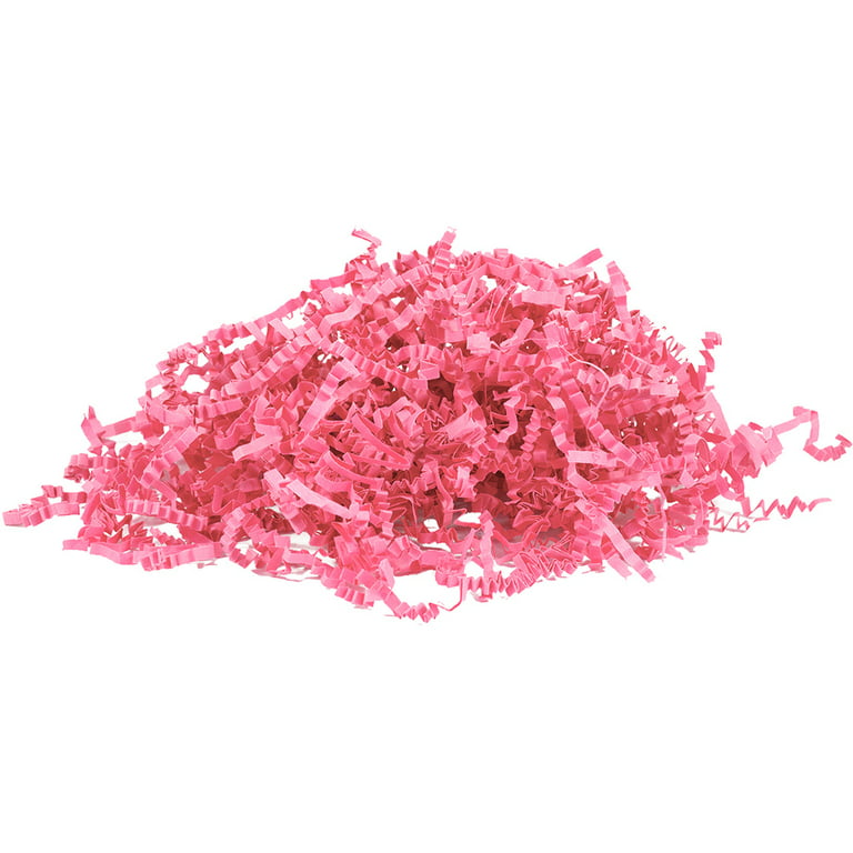 Light Pink Color Tissue Paper Shred, 18 oz. Bag