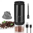 thumbnail image 1 of Molinillo de Café Eléctrico de 1500 MAh, Molido Ajustable, Cafetera Portátil para el Hogar y Viajes., 1 of 5