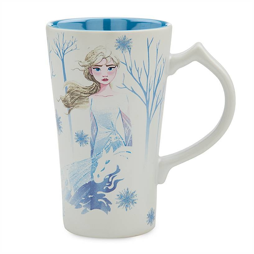 Disney Parks Frozen Elsa Relief Dress Ceramic Coffee Mug 