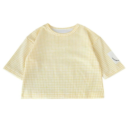 

ZHAGHMIN Baby Camouflage Clothes Kids Toddler Baby Boys Girls Plaid Patchwork Long Sleeve Blouse Tops T Shirt Outfits Clothes 7 Shirt Boy Summer Shirt Long Sleeve Tees Kids Boys Muscle Youth Tops Bo