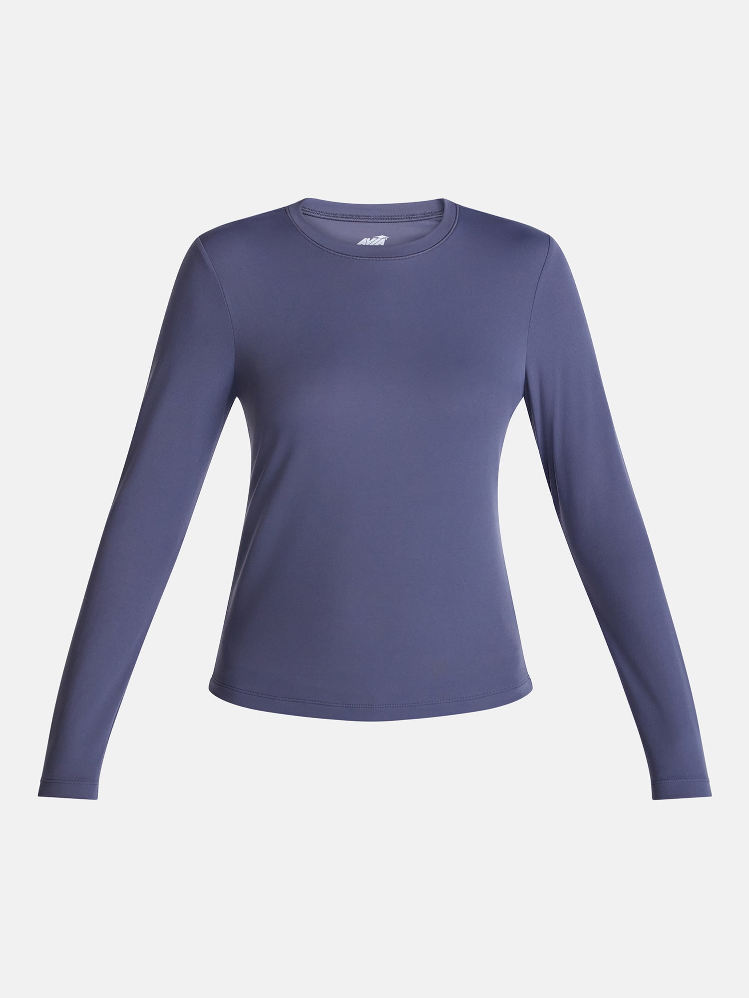 Avia Women’s and Women's Plus SoftSculpt Top with Long Sleeves, Sizes XS-4X