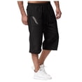 thumbnail image 1 of Memory Pants for Man 4 8 Band 13 Boy Apparel Pants Sports Men Light Pants Casual Pants for Men Jogging In Spring And Summer Relaxing And Relaxing Beach Vacation Nine Point, 1 of 4