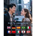 thumbnail image 2 of Auriculares de traducción Mosyxe AI Real Time 144 idiomas con funda, 2 of 6