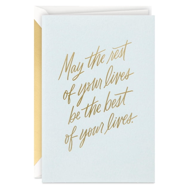 Tarjeta de felicitación Hallmark Signature para boda, despedida de soltera o compromiso