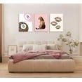 thumbnail image 4 of Hieng Pink Cheetah Wall Art Leopard Bow Print Painting Fashion Lucky 8 Ball Poster Leopard Lips Canvas Wall Decor Funky Preppy Room Aesthetic Picture for Girls Room Dorm Apartment Unframed, 4 of 6