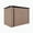 brown, variant on Gaderth Outdoor Storage Shed 4x8ft, Lockable Metal Garden Shed, Tool Shed Tiny House Vertical Outside Storage Patio Shed For Backyard, Lawn, Patio, Bike