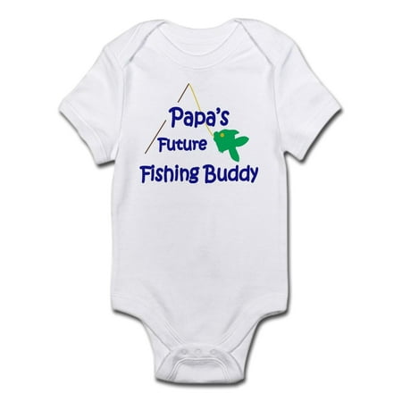 

CafePress - Papa s Future Fishing Buddy Body Suit - Baby Light Bodysuit