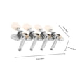 thumbnail image 4 of AURARMLET 1Set Acoustic Guitar Pegs Metal Instrument Parts Easy Install Guitar Tuning Tools, 4 of 5