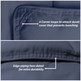 thumbnail image 3 of Southshore Fine Living, Inc. Premium Quality Queen Bedding, Down Alternative Comforter, Dark Blue, 3 of 9
